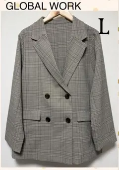GLOBAL WORK ＊お手入れラクラクセットアップ/ダブルジャケット