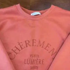 chocol raffine robe トレーナー　オレンジ