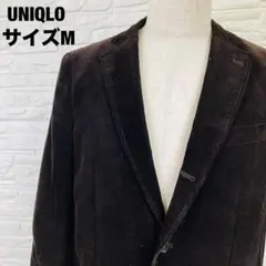 UNIQLO ブラウン コーデュロイ テーラードジャケット M 秋冬【2496】