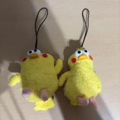 ポインコ兄弟 ぬいぐるみストラップ 2個セットのサムネイル