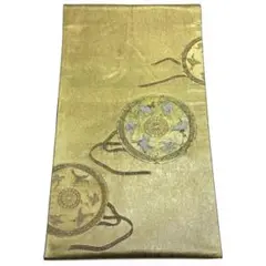 P8671 ●高級 正絹 六通 袋帯