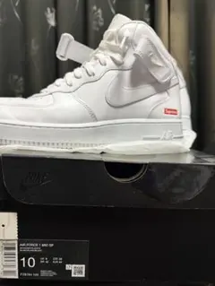 AIR FORCE 1 MID SP Supreme ホワイト 10