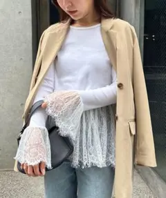 【カプリシュレマージュ】レースロンT