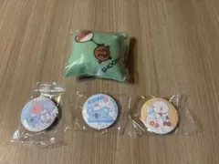 くら寿司　BT21 クッションチャーム　SHOOKY +缶バッチ3つセット