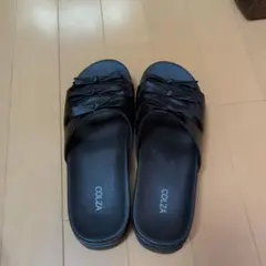 ☆ハニーズブラック リボン付きサンダル可愛い！