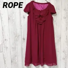 【ロペ】ノースリーブ　ミニワンピース　フリル　二次会　パーティー　　7