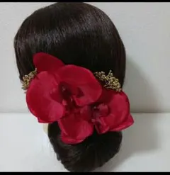 ②髪飾り4パーツ　成人式　卒業　ヘッドドレス