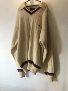 古着　　ポロクラブ　ニット　ビンテージ
