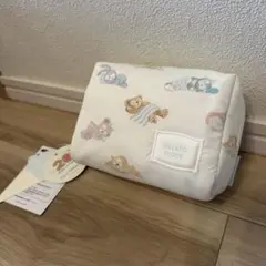 【最安】gelato pique ディズニーポーチ　総柄ポーチ　ダッフィー