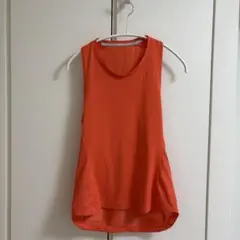 adidas ランニング タンクトップ オレンジ
