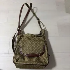 Christian Olivier オリーブグリーン ショルダーバッグ