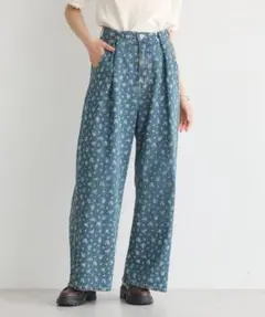 earth タックホックデニムパンツのサムネイル