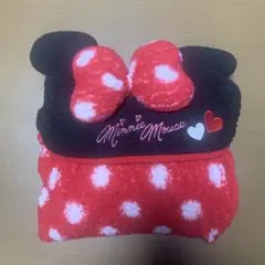 ミニーフード付き4wayブランケット　クッション　東京ディズニーリゾート