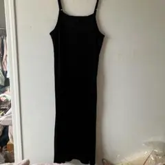 ベロアのキャミワンピ