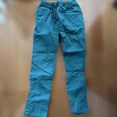 ポールスミス　ターコイズ色の長ズボン（刺繍付き）
