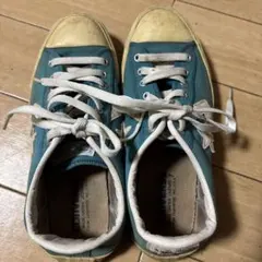 値下げ☆CONVERSE ALL STAR 7青 スニーカービンテージ