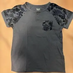 Mossimo グレー フラワープリント Tシャツ L♡アメリカ古着のサムネイル