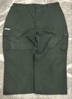 カーゴパンツ　ワイドパンツ　グリーン　カーキ