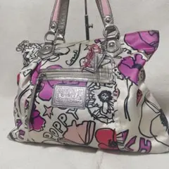 COACH Poppy Floral 토트백핑크 Y2K
