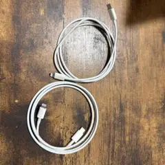 USB-C to Lightning 充電ケーブル 約1m ホワイト✖️2本