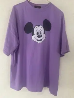 Disney 100 ミッキーマウス Tシャツ パープルのサムネイル