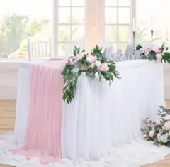 《naaamiri10様　ピンク》90×180　テーブルクロス　ウェルカム