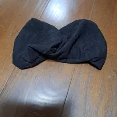 黒いツイストヘアバンド