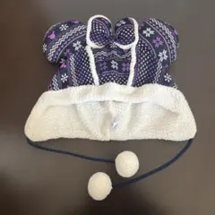 ディズニー ノルディック柄 ボア ファンキャップ