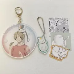 夏目友人帳 アクリルキーホルダー(シャボン玉、20thコラボカフェ)ニャンコ先生