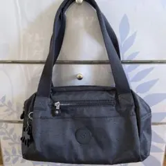 Kipling 紺色っぽいグレー　ナイロン ショルダーバッグ