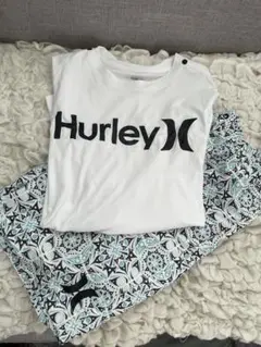 【美品】Hurley ハーレー ラッシュガード＆サーフパンツ 上下セット M