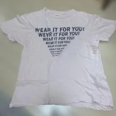 BEAMS BOY ロゴプリント 半袖Tシャツ ピンクのサムネイル