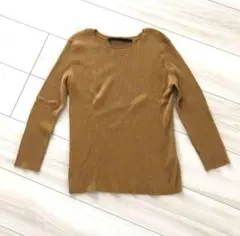 大特価‼️美品　KBFリブニット トップス　マスタード　イエロー