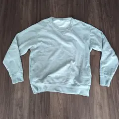 Champion グレー クルーネックスウェット L