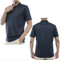 新品未使用タグ付　日本製【TOMMY HILFIGER】半袖ポロシャツ　ネイビー
