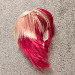 赤と金のロングウィッグ コスプレ用　推しの子　匿名発送　送料込のサムネイル