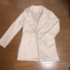 SHEIN ホワイト トレンチコート Mのサムネイル