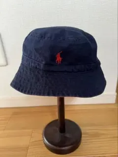 値下げしました！Ralph Laurenバケットハット ネイビー ＆マルチカラー