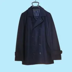 【極美品】センスオブプレイス　 ウールコート ピーコート ネイビー 入学式