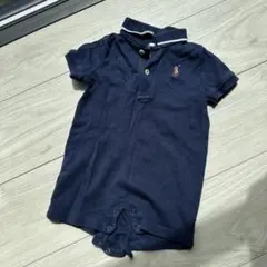 Ralph Lauren ネイビー ポロロンパース 9month
