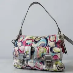 ✨美品✨コーチ COACH POPPY マルチカラー 2wayショルダーバッグ✧ 美品】COACH コーチ 2WAY POPPY ショルダーバッグ マルチカラー - メルカリ