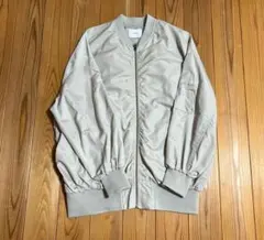 Discoat ベージュ MA-1ジャケット