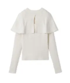 SNIDEL Sustaina2wayケープニットプルオーバー
