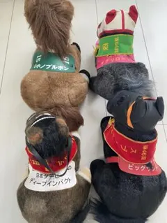 競馬ぬいぐるみ ウイニングチケット＆ビワハヤヒデ sサイズ avanti