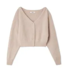 snidel フォックスファーショートカーディガン