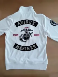 メンズジャンパーM　AVIREX　刺繡がアクセント