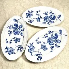 NARUMI ボーンチャイナ ミラノ 25cm サンドイッチトレイ 4枚セット