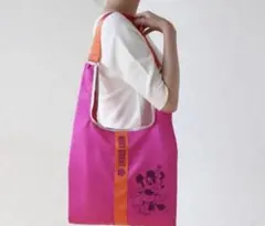 MARY QUANT ミッキー・ミニーポーチ付きエコバッグ