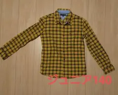 TOMMY HILFIGER チェック柄長袖シャツ ジュニア140