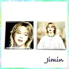 BTS JUNGKOOK JIMIN スクエアマグネット 2点 ⑤ - メルカリ